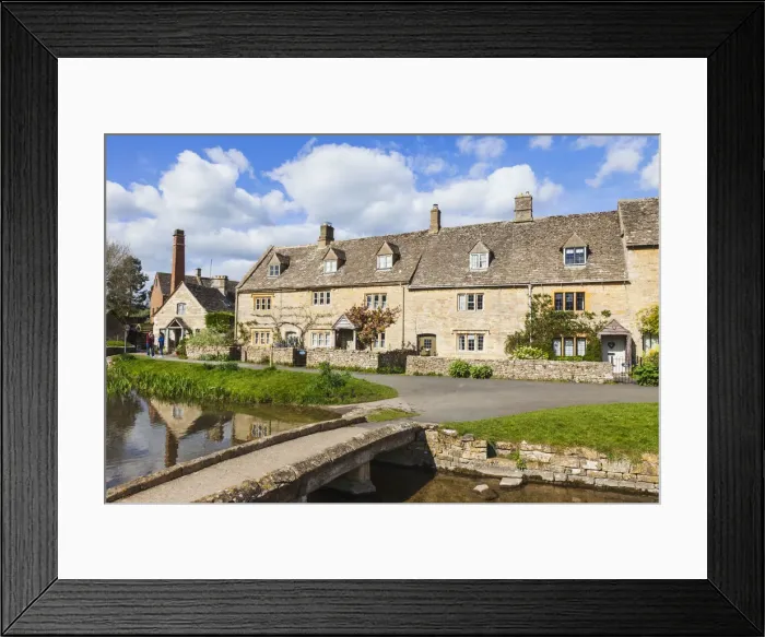 Framed Print : England, Cotswolds, Gloucestershire, Lower Slaughter Framed Print : England, Cotswolds, Gloucestershire, Lower Slaughter