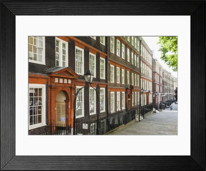 Framed Print : England, London, City of London, Inns of Court, Inner Temple, Kings Bench Walk Framed Print : England, London, City of London, Inns of Court, Inner Temple, Kings Bench Walk