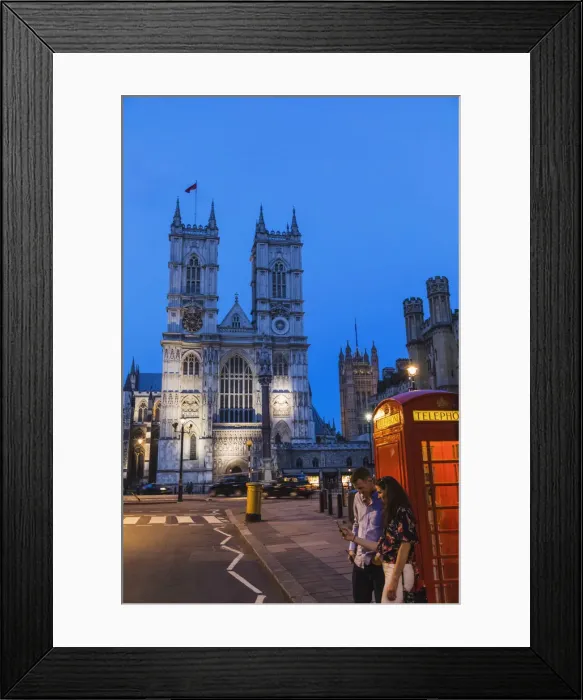 Framed Print : England, London, Westminster, Westminster Abbey at Night Framed Print : England, London, Westminster, Westminster Abbey at Night