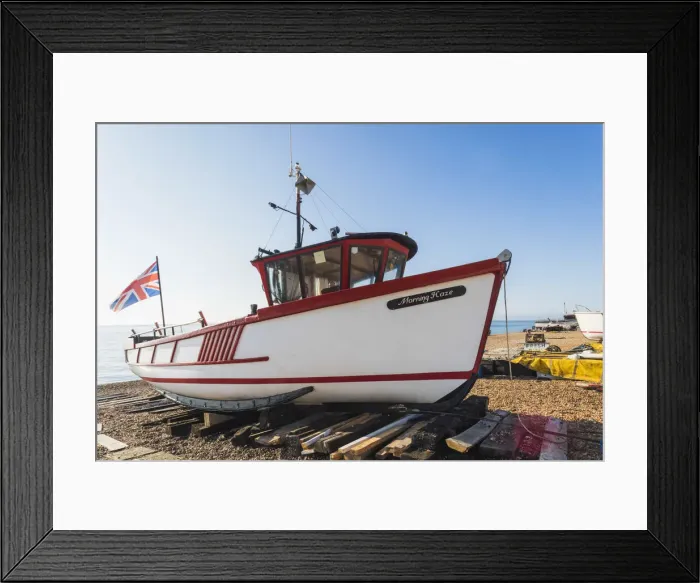 Framed Print : England, Kent, Deal, Beach Scene Framed Print : England, Kent, Deal, Beach Scene