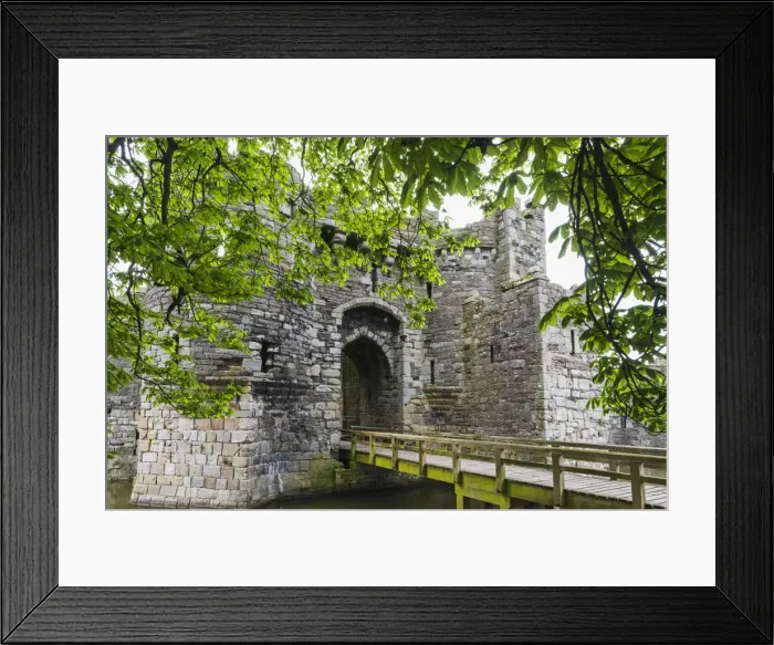 Framed Print : Wales, Anglesey, Beaumaris, Beaumaris Castle, The Entrance Gate Framed Print : Wales, Anglesey, Beaumaris, Beaumaris Castle, The Entrance Gate