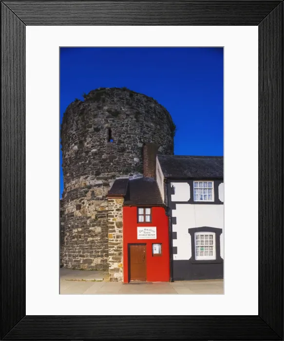 Framed Print : Wales, Gwynedd, Conwy, Smallest House in Britain Framed Print : Wales, Gwynedd, Conwy, Smallest House in Britain
