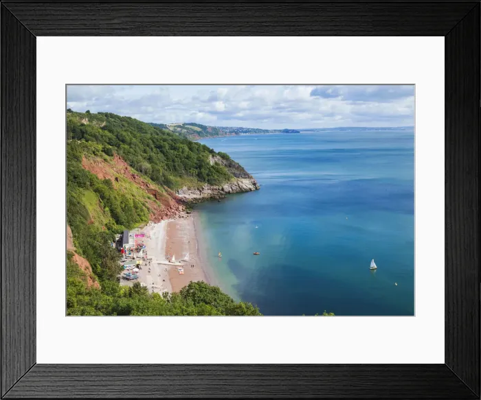 Framed Print : England, Devon, Torquay, Babbacombe, Babbacombe Beach, Oddicombe Beach Framed Print : England, Devon, Torquay, Babbacombe, Babbacombe Beach, Oddicombe Beach