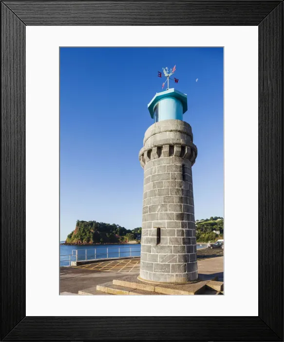 Framed Print : England, Devon, Teignmouth, Teignmouth Lighthouse Framed Print : England, Devon, Teignmouth, Teignmouth Lighthouse