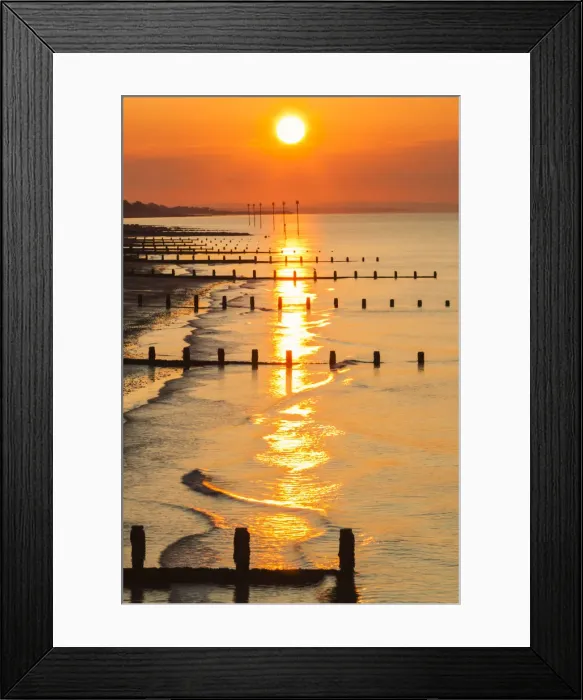 Framed Print : England, West Sussex, Bognor Regis, Sunrise over Bognor Regis Beach Framed Print : England, West Sussex, Bognor Regis, Sunrise over Bognor Regis Beach