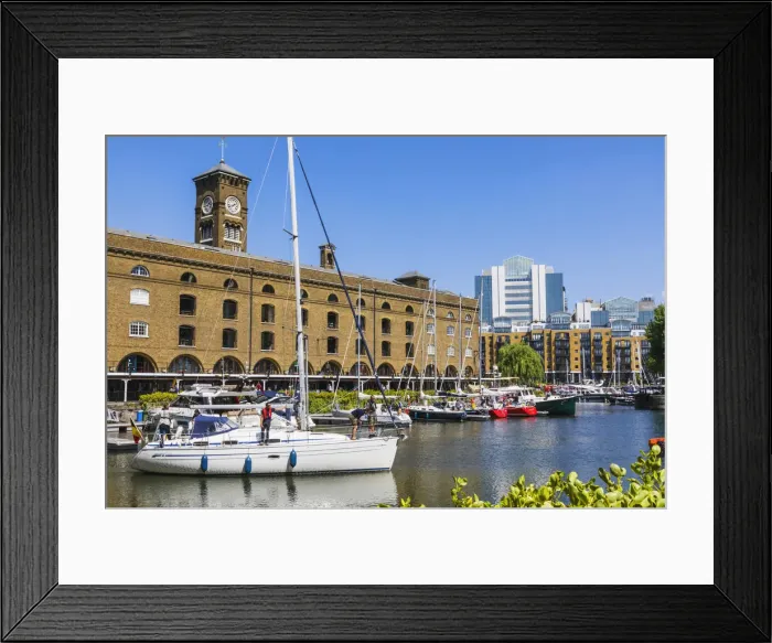 Framed Print : England, London, Wapping, St. Katharine Docks Framed Print : England, London, Wapping, St. Katharine Docks