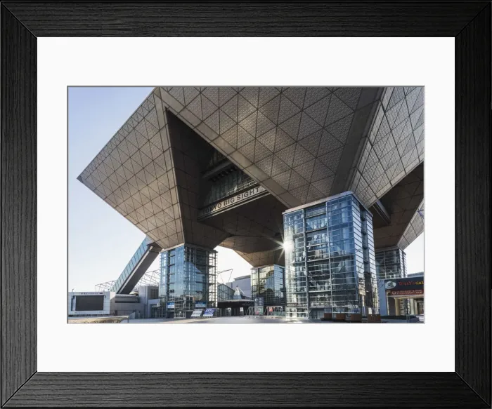 Framed Print : Japan, Honshu, Tokyo, Tokyo Waterfront City, Odaiba, Tokyo Big Sight Convention Center Framed Print : Japan, Honshu, Tokyo, Tokyo Waterfront City, Odaiba, Tokyo Big Sight Convention Center