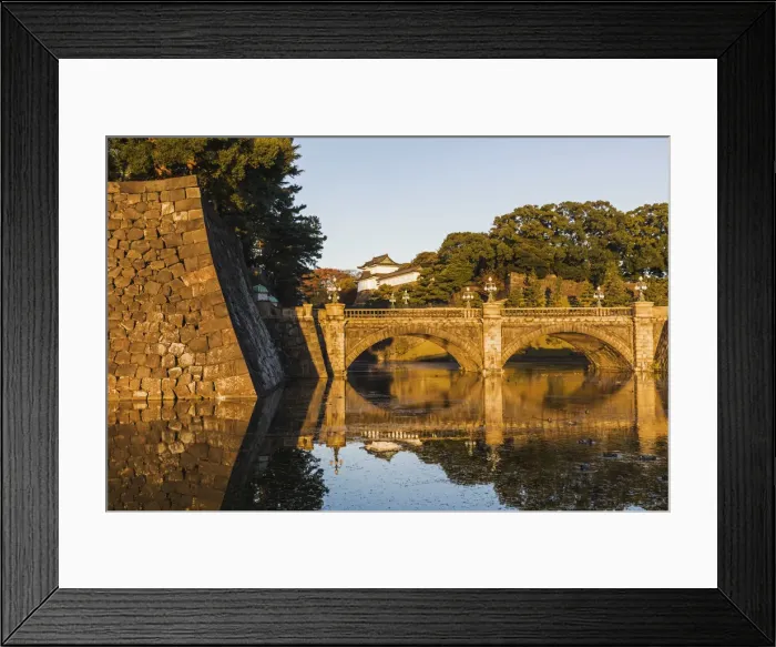 Framed Print : Japan, Honshu, Tokyo, Imperial Palace, Nijubashi Bridge Framed Print : Japan, Honshu, Tokyo, Imperial Palace, Nijubashi Bridge