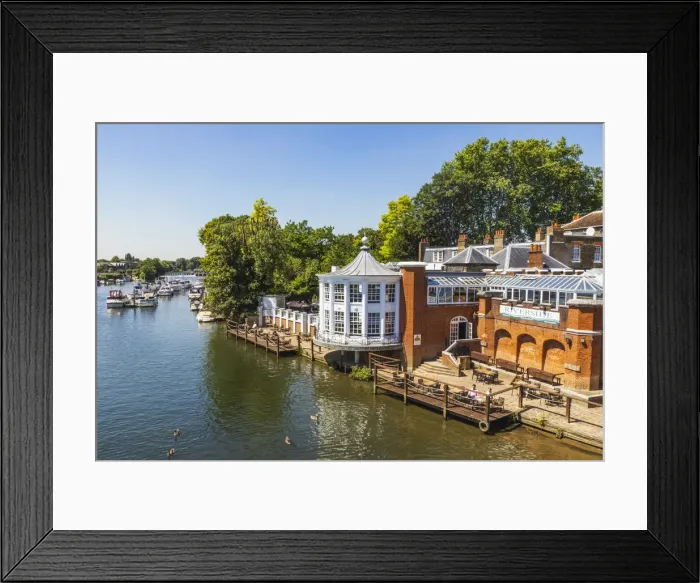 Framed Print : England, London, Hampton Court, The Mitre Hotel, Riverside Restaurant Framed Print : England, London, Hampton Court, The Mitre Hotel, Riverside Restaurant