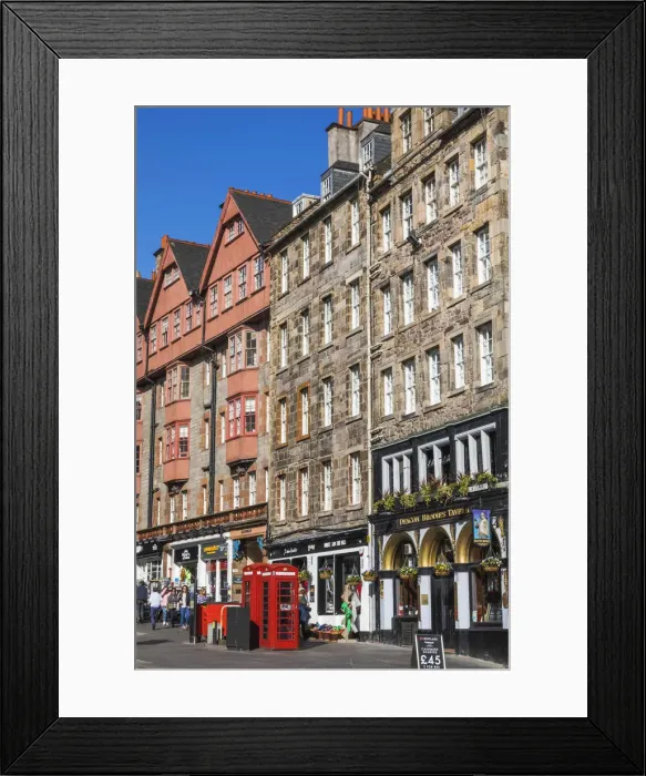 Framed Print : Great Britain, Scotland, Edinburgh, Shops on The Royal Mile Framed Print : Great Britain, Scotland, Edinburgh, Shops on The Royal Mile