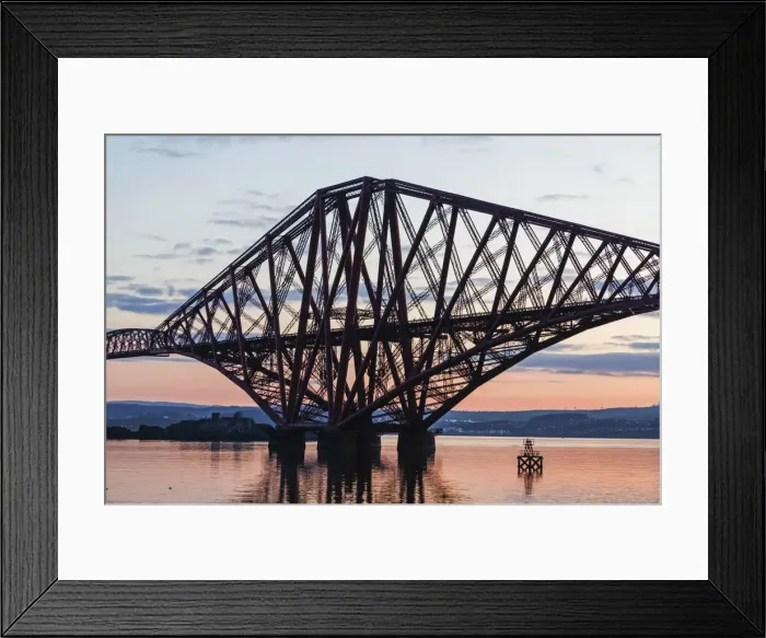 Framed Print : Great Britain, Scotland, Edinburgh, South Queensferry, The Forth Bridge at Dawn Framed Print : Great Britain, Scotland, Edinburgh, South Queensferry, The Forth Bridge at Dawn