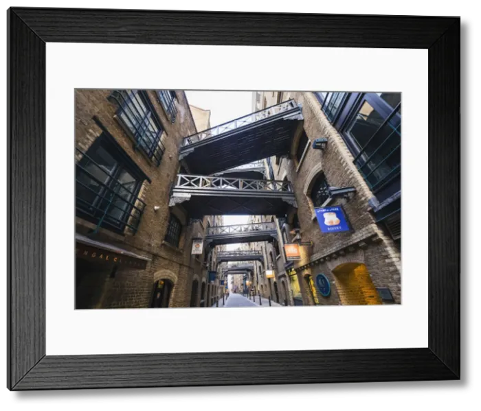 Framed Print : England, London, Southwark, Shad Thames, Converted Warehouses Framed Print : England, London, Southwark, Shad Thames, Converted Warehouses