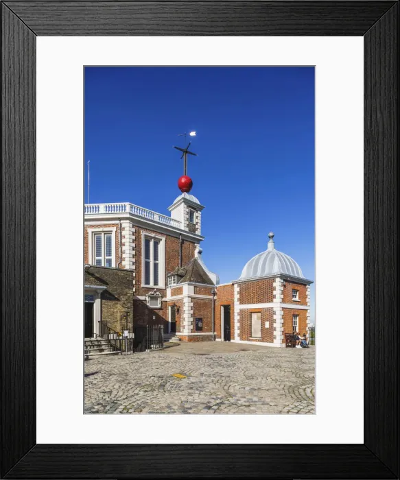 Framed Print : England, London, Greenwich, Royal Observatory, Flamsteed House Framed Print : England, London, Greenwich, Royal Observatory, Flamsteed House