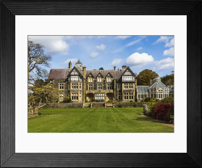 Framed Print : Wales, Conwy, Bodnant Garden, Bodnant House Framed Print : Wales, Conwy, Bodnant Garden, Bodnant House