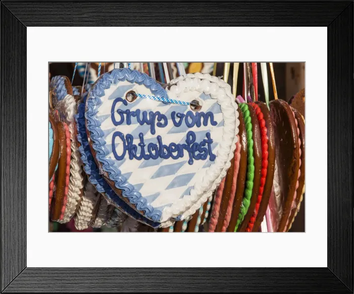 Framed Print : Germany, Bavaria, Munich, Oktoberfest, Souvenir Biscuits Framed Print : Germany, Bavaria, Munich, Oktoberfest, Souvenir Biscuits