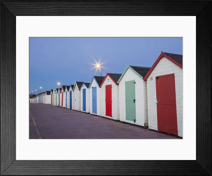Framed Print : England, Devon, Paignton, Paignton Beach Huts Framed Print : England, Devon, Paignton, Paignton Beach Huts