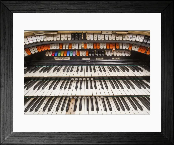 Framed Print : England, Devon, Dingles Fairground Heritage Centre, Compton Theatre Organ Keyboard Framed Print : England, Devon, Dingles Fairground Heritage Centre, Compton Theatre Organ Keyboard