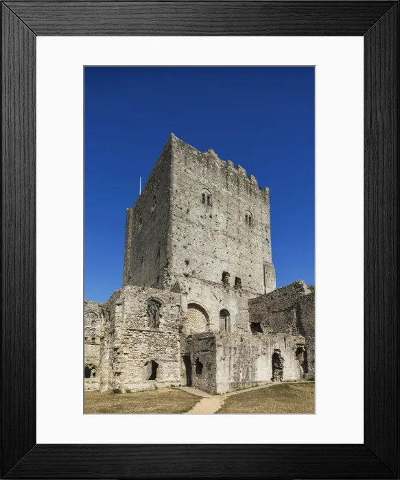 Framed Print : England, Hampshire, Portchester, Portchester Castle Framed Print : England, Hampshire, Portchester, Portchester Castle