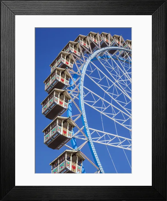 Framed Print : Germany, Bavaria, Munich, Oktoberfest, Funfair, Giant Ferris Wheel Framed Print : Germany, Bavaria, Munich, Oktoberfest, Funfair, Giant Ferris Wheel