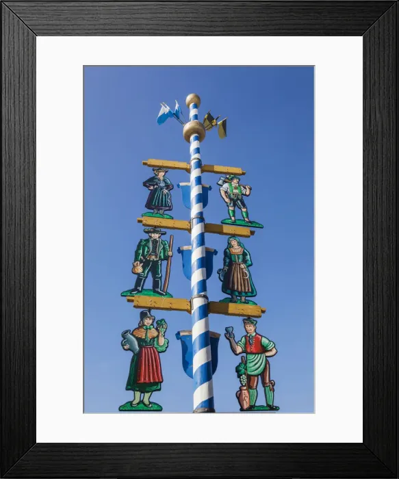 Framed Print : Germany, Bavaria, Munich, Oktoberfest, Beer Tent Maypole Pictures Framed Print : Germany, Bavaria, Munich, Oktoberfest, Beer Tent Maypole Pictures