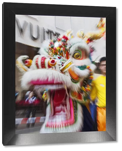 China, Hong Kong, Annual New Years Day Festival Parade, Chinese Dragon