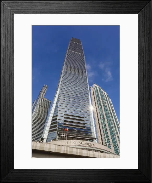 Framed Print : China, Hong Kong, West Kowloon, International Commerce Centre Building Framed Print : China, Hong Kong, West Kowloon, International Commerce Centre Building