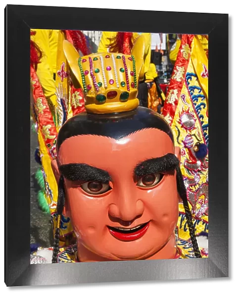 China, Hong Kong, Annual New Years Day Festival Parade, Lucky God
