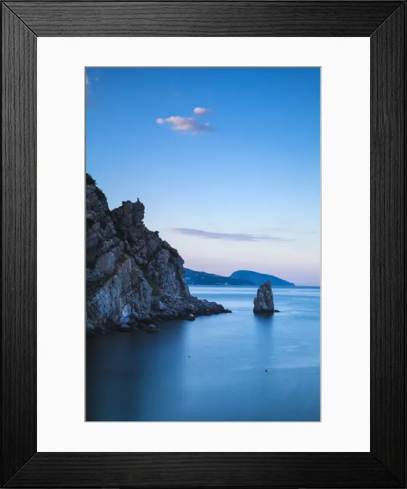 Framed Print : Ukraine, Crimea, Yalta, The Sail rock, near Swallows Nest Framed Print : Ukraine, Crimea, Yalta, The Sail rock, near Swallows Nest
