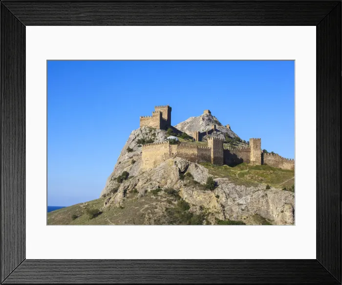 Framed Print : Ukraine, Crimea, Sudak, Genoese fortress Framed Print : Ukraine, Crimea, Sudak, Genoese fortress