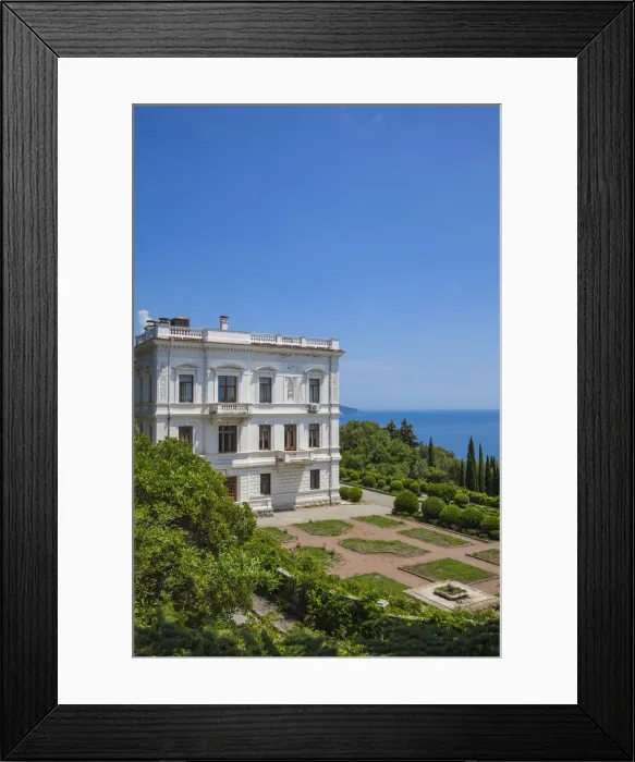 Framed Print : Ukraine, Crimea, Livadia Palace, location of the Yalta conference in 1945talks took Framed Print : Ukraine, Crimea, Livadia Palace, location of the Yalta conference in 1945talks took