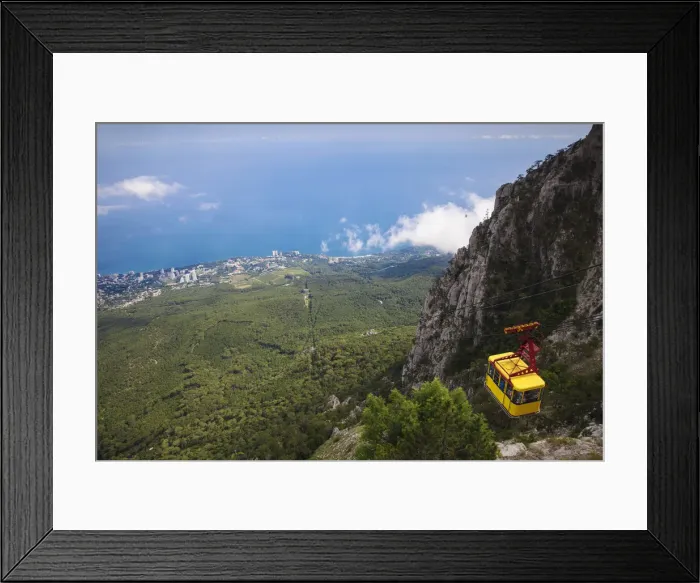 Framed Print : Ukraine, Crimea, Al Petri Mountain Framed Print : Ukraine, Crimea, Al Petri Mountain