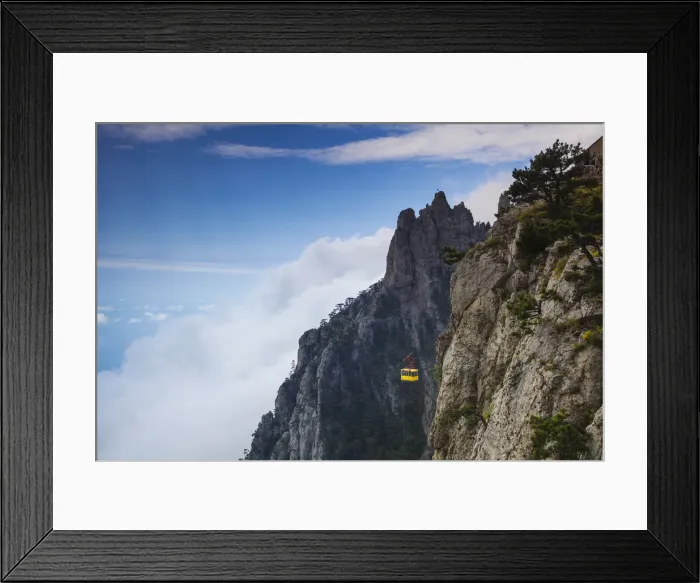 Framed Print : Ukraine, Crimea, Al Petri Mountain Framed Print : Ukraine, Crimea, Al Petri Mountain