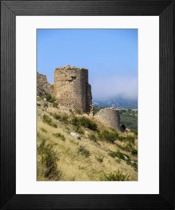 Framed Print : Ukraine, Crimea, Balaklava, Fortress ruins Framed Print : Ukraine, Crimea, Balaklava, Fortress ruins