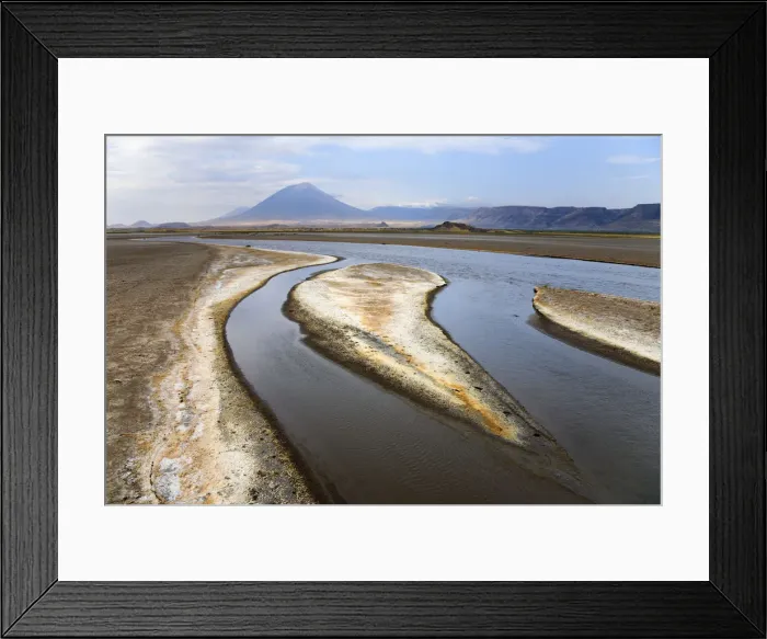 Framed Print : Lake Natron, Rift Valley, Tanzania