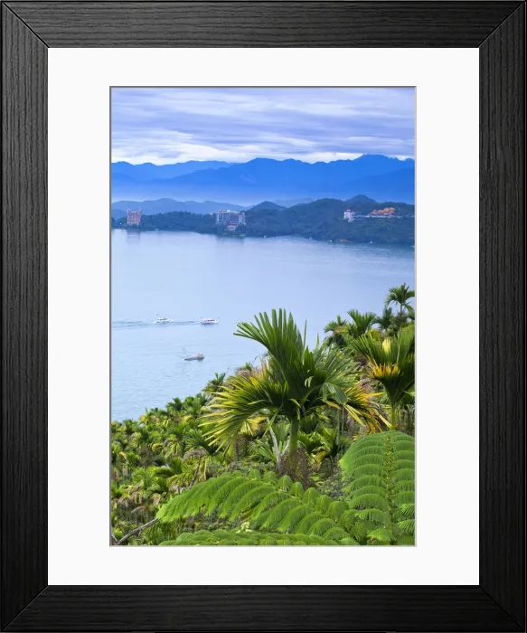 Framed Print : Taiwan, Nantou, Sun Moon Lake