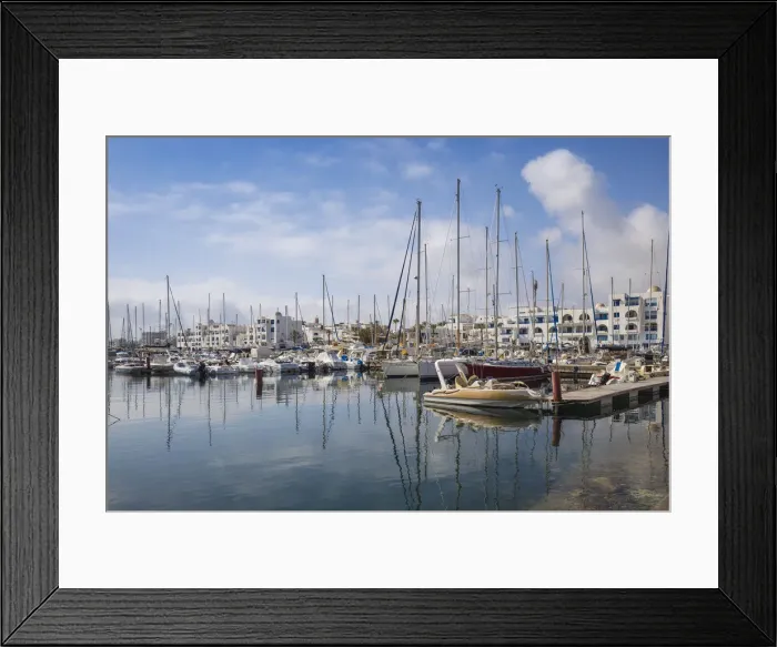 Framed Print : Tunisia, Monastir, Marina Framed Print : Tunisia, Monastir, Marina