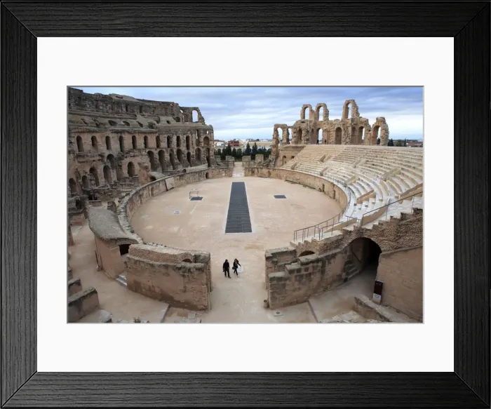 Framed Print : Roman amphitheatre (230-238), El Jem, Tunisia Framed Print : Roman amphitheatre (230-238), El Jem, Tunisia