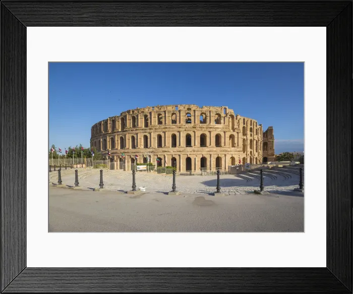 Framed Print : Tunisia, El Jem, Roman Amphitheatre Framed Print : Tunisia, El Jem, Roman Amphitheatre