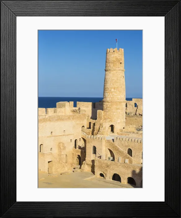 Framed Print : Tunisia, Monastir, Rabat - fortified Islamic monastry Framed Print : Tunisia, Monastir, Rabat - fortified Islamic monastry