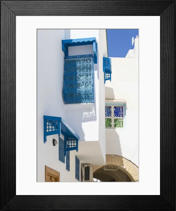 Framed Print : Tunisia, Kairouan, House in the Madina Framed Print : Tunisia, Kairouan, House in the Madina