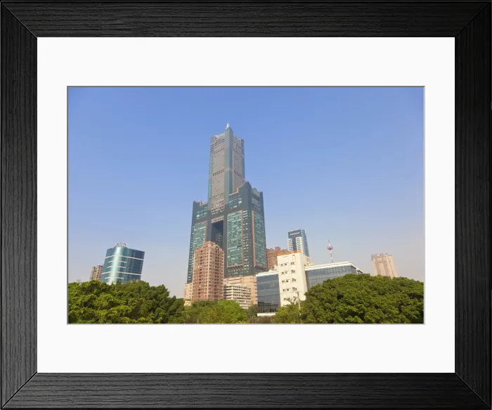 Framed Print : Taiwan, Kaohsiung, Singuang Ferry Whar, View of Kaoshiung 85 Sky Tower - Tunex Sky Tower Framed Print : Taiwan, Kaohsiung, Singuang Ferry Whar, View of Kaoshiung 85 Sky Tower - Tunex Sky Tower