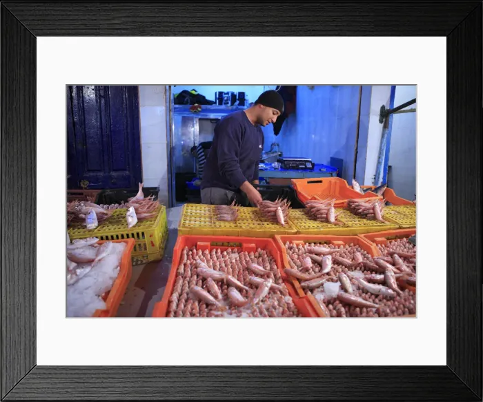 Framed Print : Street market, Tunis, Tunisia Framed Print : Street market, Tunis, Tunisia