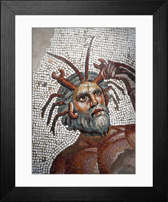 Framed Print : Mosaic from the House of Amphitrite, Roman city Bulla Regia, Tunisia Framed Print : Mosaic from the House of Amphitrite, Roman city Bulla Regia, Tunisia