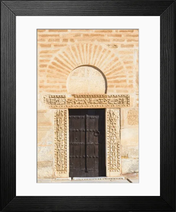 Framed Print : Tunisia, Kairouan, Madina, Door at Great Mosque Framed Print : Tunisia, Kairouan, Madina, Door at Great Mosque