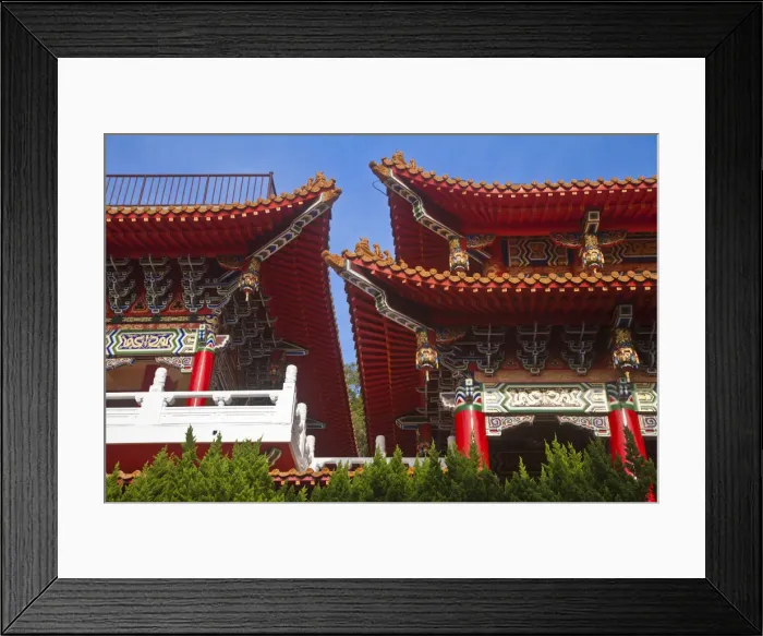 Framed Print : Taiwan, Nantou, Sun Moon Lake, Wenwu Temple Framed Print : Taiwan, Nantou, Sun Moon Lake, Wenwu Temple