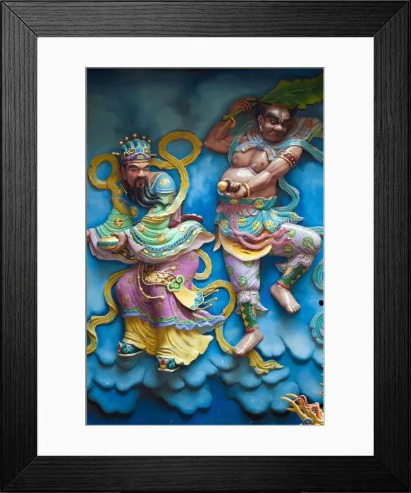 Framed Print : Taiwan, Kaohsiung, Lotus pond, Temple of Enlightenment - Chi Ming Tang Framed Print : Taiwan, Kaohsiung, Lotus pond, Temple of Enlightenment - Chi Ming Tang