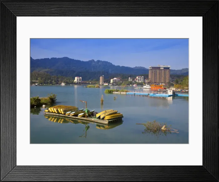 Framed Print : Taiwan, Nantou, Sun Moon Lake Framed Print : Taiwan, Nantou, Sun Moon Lake