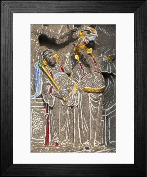 Framed Print : Taiwan, Nantou, Sun Moon Lake, Wenwu Temple Framed Print : Taiwan, Nantou, Sun Moon Lake, Wenwu Temple