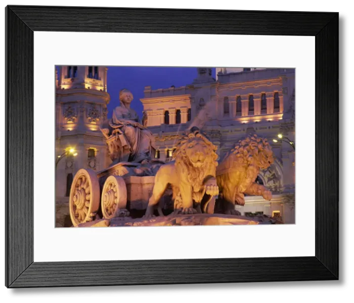 Framed Print : Spain, Madrid, Cibeles Statue Framed Print : Spain, Madrid, Cibeles Statue