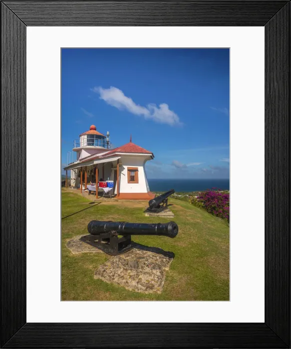 Framed Print : Caribbean, Trinidad and Tobago, Tobago, Scarborough, Fort King George Framed Print : Caribbean, Trinidad and Tobago, Tobago, Scarborough, Fort King George